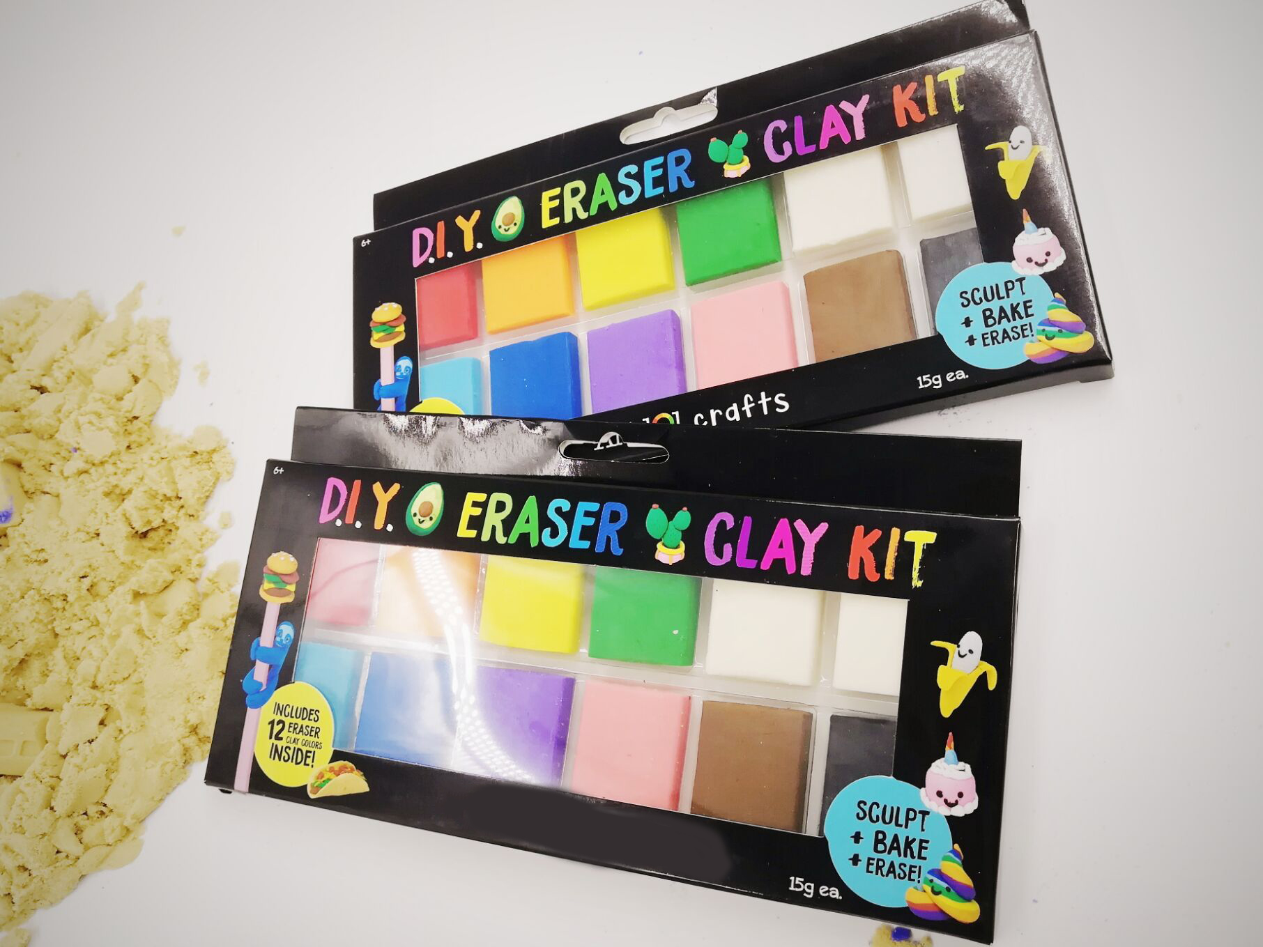 Eraser DIY modeling baking clay