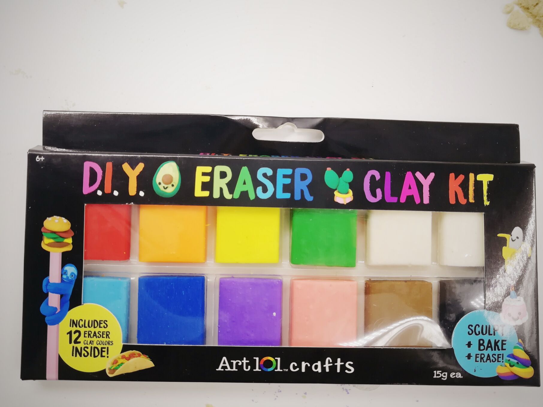 Eraser DIY clay